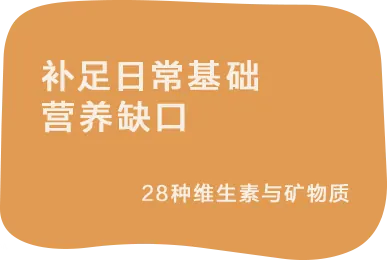 补足日常基础营养缺口:28种维生素与矿物质